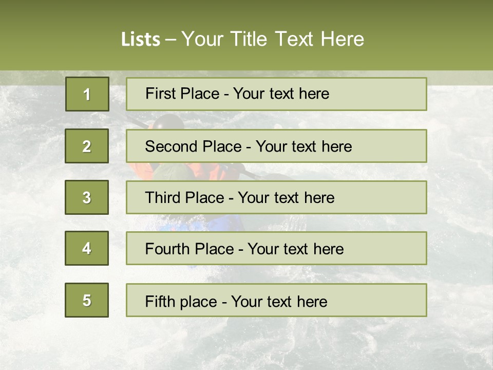 Kayak PowerPoint Template