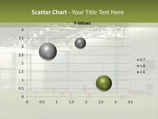 Game Of Football In Indoor Hall PowerPoint Template