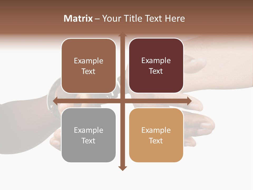 Handcuffed Hispanic Man Hands And African Woman Isolated On White Background PowerPoint Template