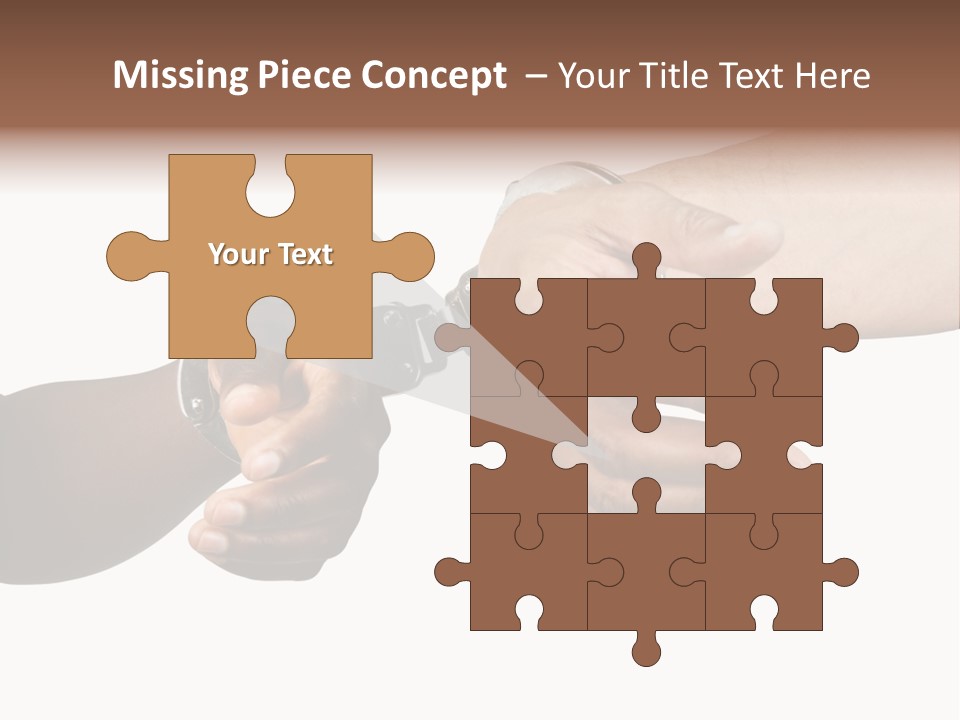 Handcuffed Hispanic Man Hands And African Woman Isolated On White Background PowerPoint Template