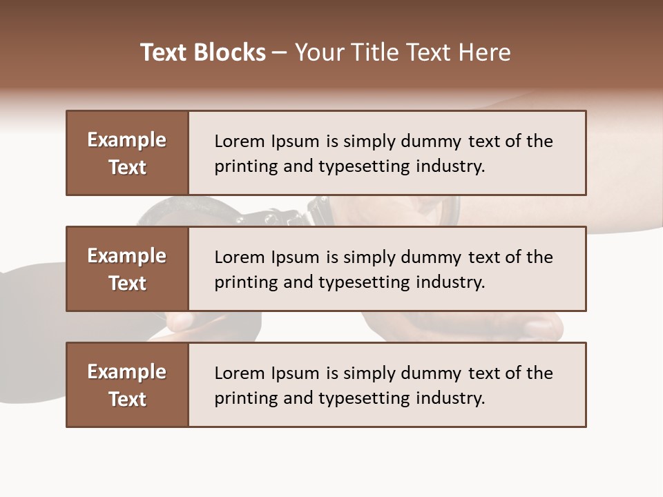 Handcuffed Hispanic Man Hands And African Woman Isolated On White Background PowerPoint Template