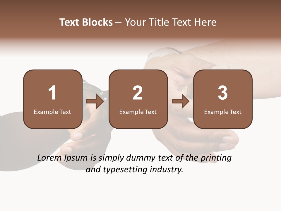 Handcuffed Hispanic Man Hands And African Woman Isolated On White Background PowerPoint Template