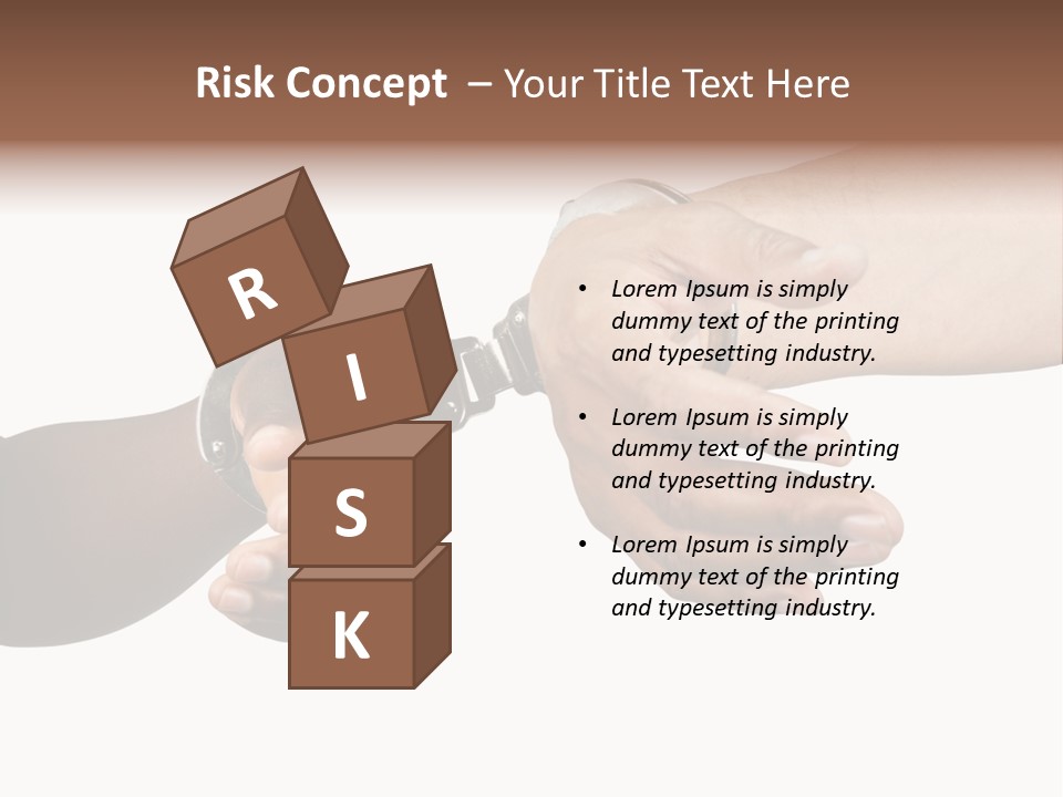 Handcuffed Hispanic Man Hands And African Woman Isolated On White Background PowerPoint Template