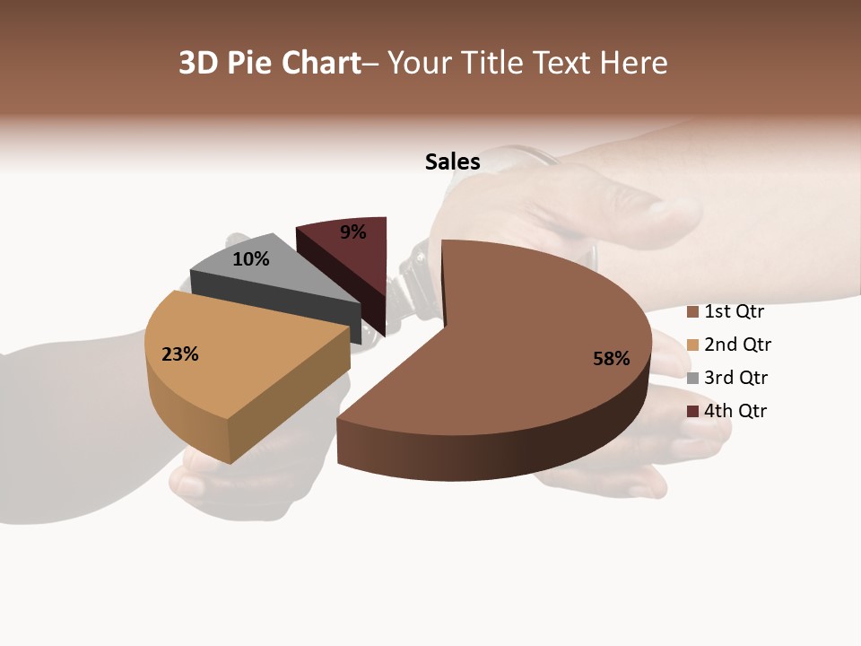 Handcuffed Hispanic Man Hands And African Woman Isolated On White Background PowerPoint Template