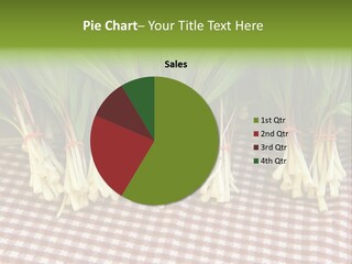 Local Farmers Market With Fresh Ramp For Sale In Early Spring PowerPoint Template