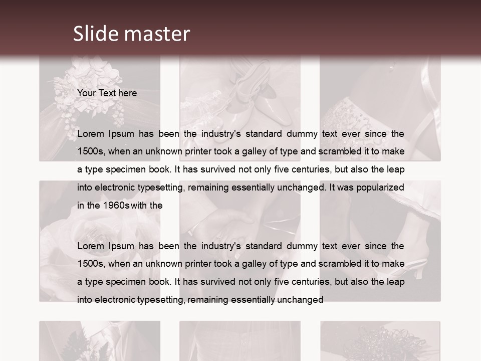 A Brochure With A Bunch Of Different Pictures PowerPoint Template