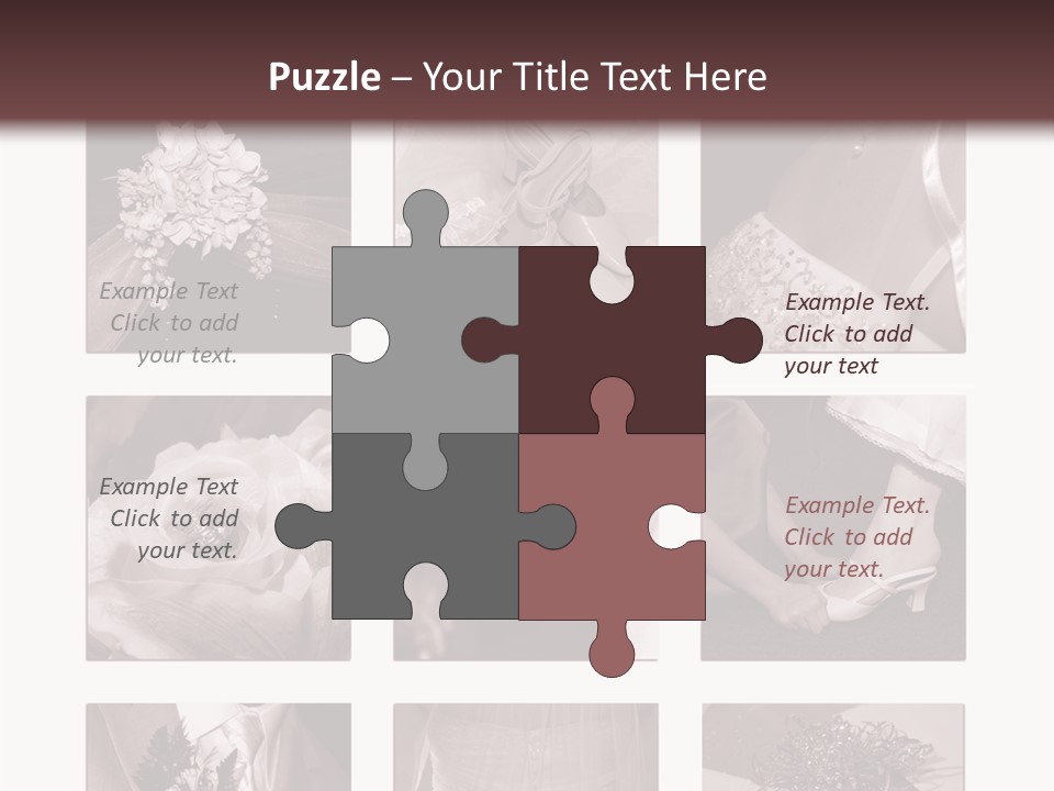 A Brochure With A Bunch Of Different Pictures PowerPoint Template