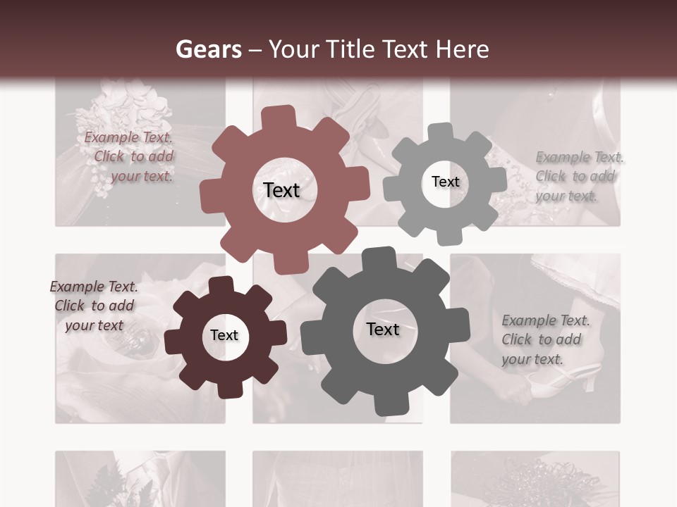 A Brochure With A Bunch Of Different Pictures PowerPoint Template