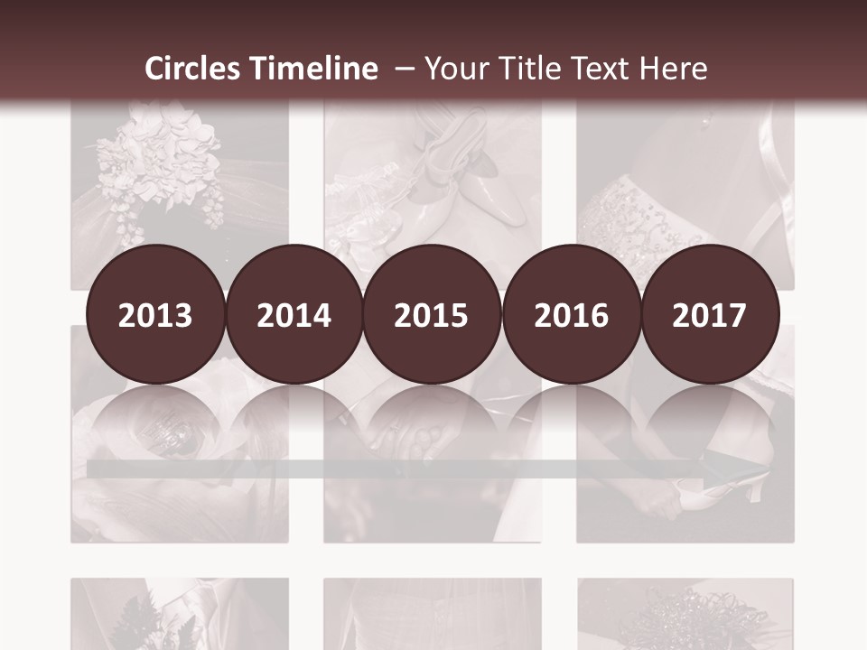 A Brochure With A Bunch Of Different Pictures PowerPoint Template