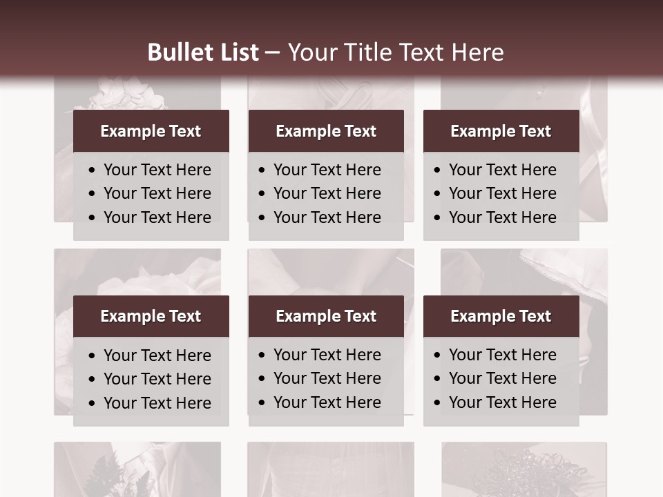 A Brochure With A Bunch Of Different Pictures PowerPoint Template