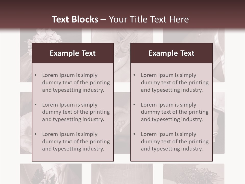 A Brochure With A Bunch Of Different Pictures PowerPoint Template