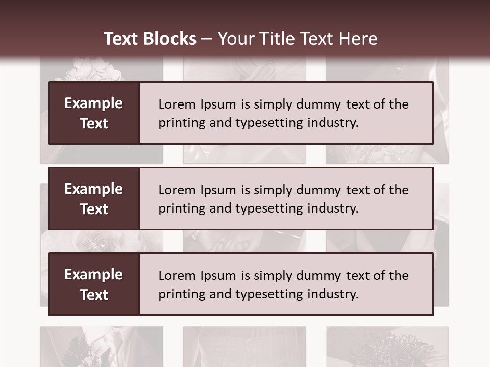 A Brochure With A Bunch Of Different Pictures PowerPoint Template
