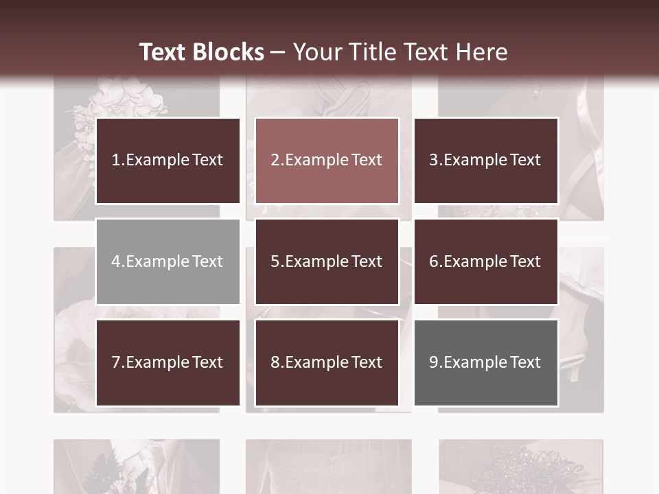 A Brochure With A Bunch Of Different Pictures PowerPoint Template