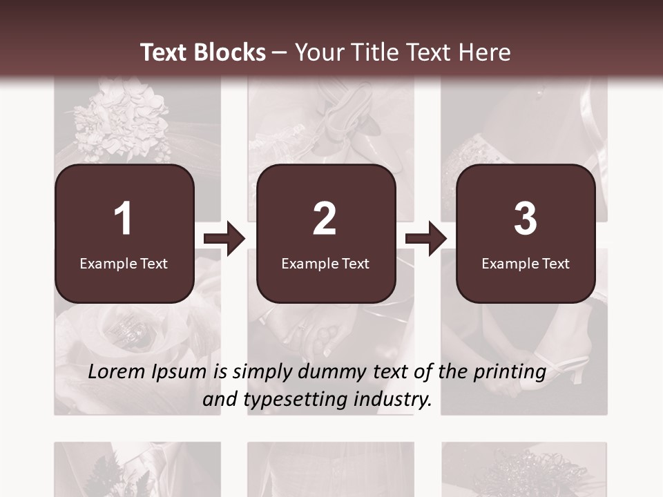 A Brochure With A Bunch Of Different Pictures PowerPoint Template