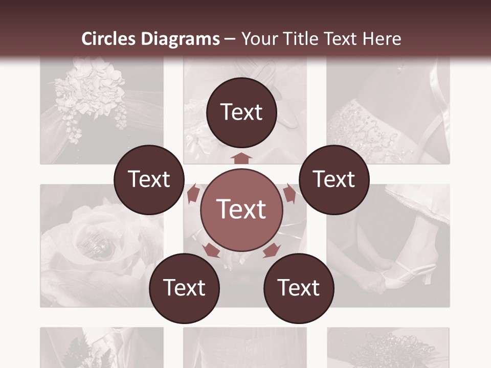 A Brochure With A Bunch Of Different Pictures PowerPoint Template