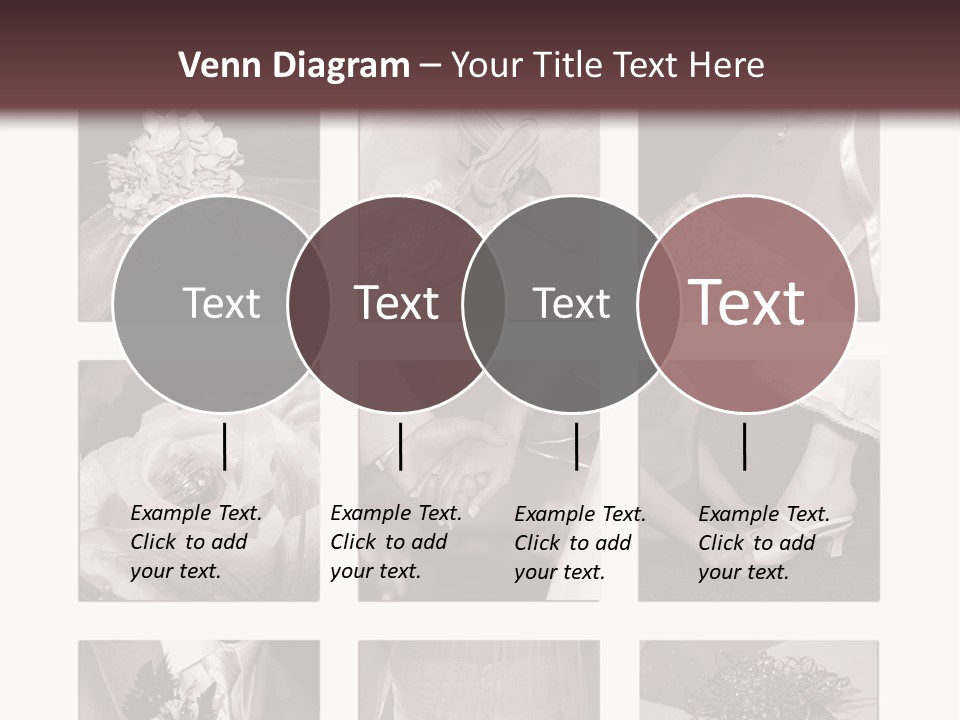 A Brochure With A Bunch Of Different Pictures PowerPoint Template