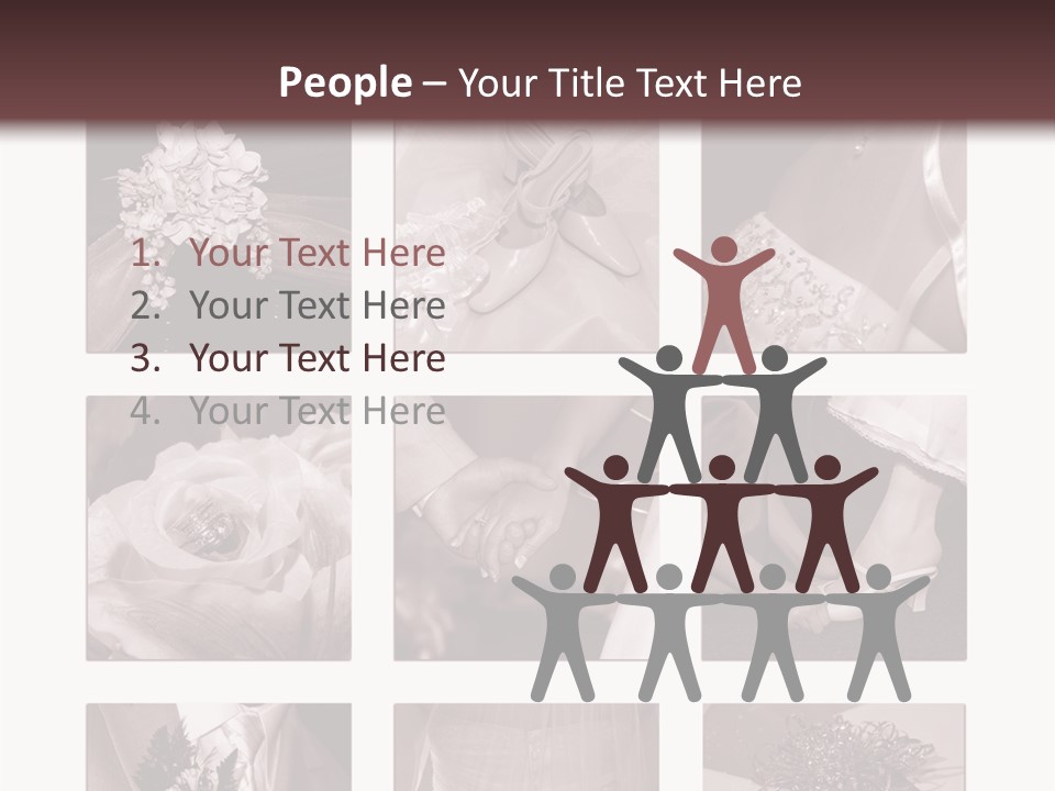 A Brochure With A Bunch Of Different Pictures PowerPoint Template