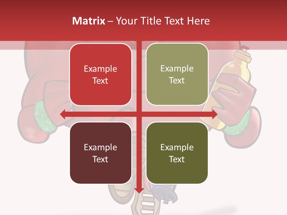 A Heart Running And Making Exercises PowerPoint Template