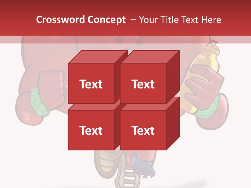 A Heart Running And Making Exercises PowerPoint Template