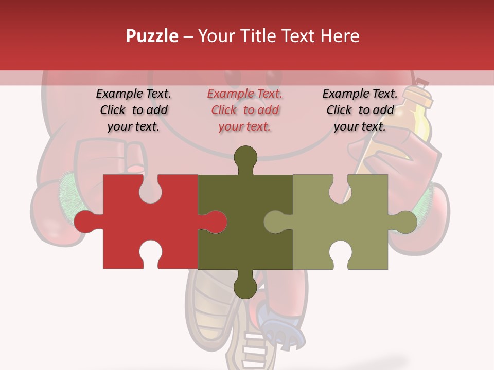 A Heart Running And Making Exercises PowerPoint Template