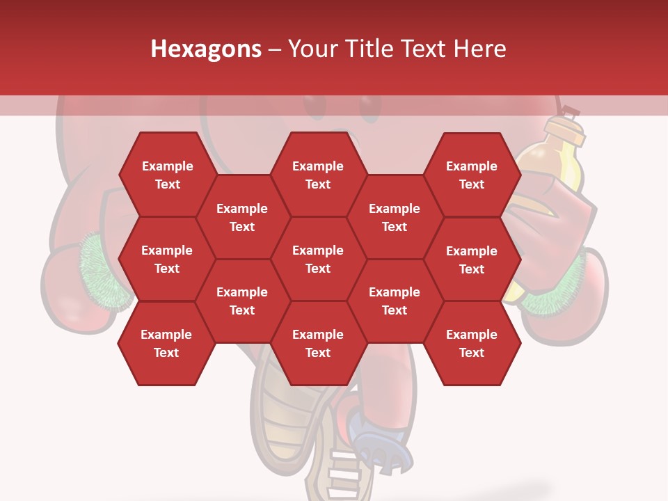 A Heart Running And Making Exercises PowerPoint Template