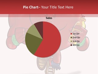 A Heart Running And Making Exercises PowerPoint Template