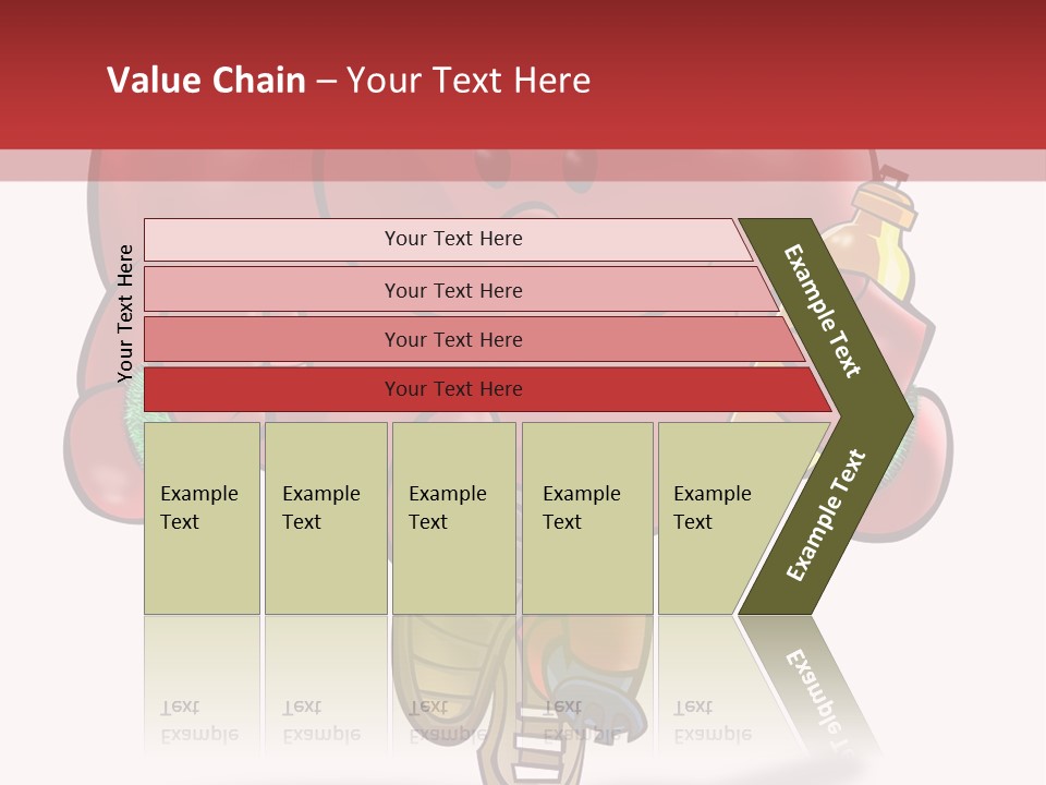 A Heart Running And Making Exercises PowerPoint Template