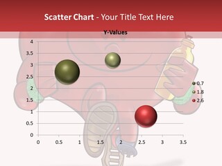 A Heart Running And Making Exercises PowerPoint Template