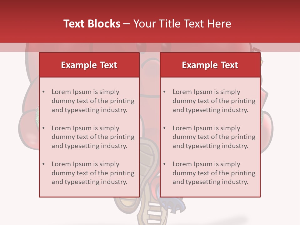 A Heart Running And Making Exercises PowerPoint Template
