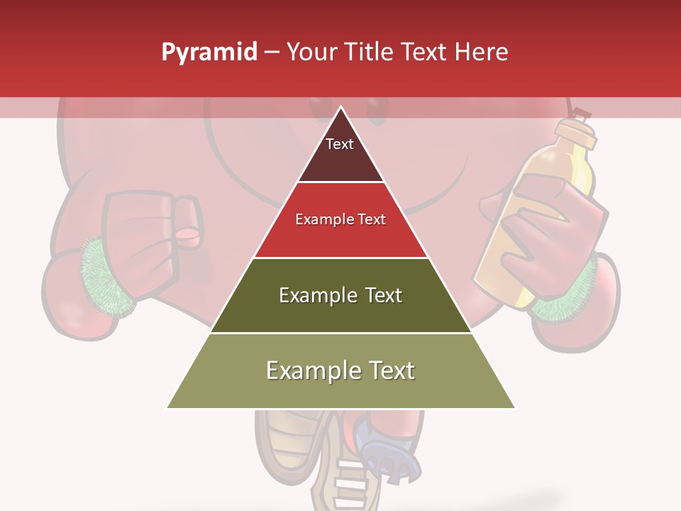 A Heart Running And Making Exercises PowerPoint Template
