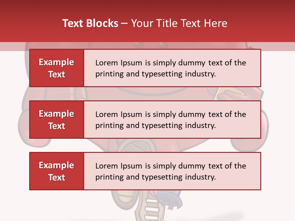 A Heart Running And Making Exercises PowerPoint Template