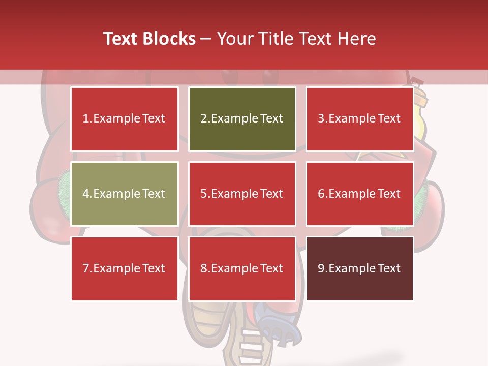 A Heart Running And Making Exercises PowerPoint Template