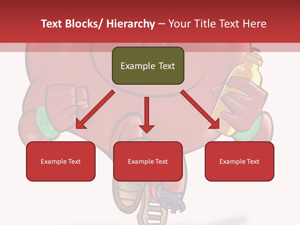 A Heart Running And Making Exercises PowerPoint Template
