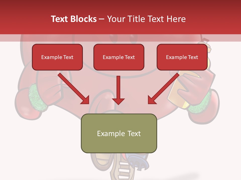 A Heart Running And Making Exercises PowerPoint Template