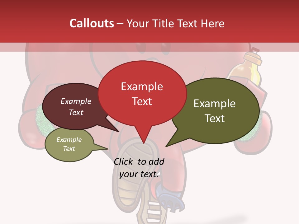 A Heart Running And Making Exercises PowerPoint Template