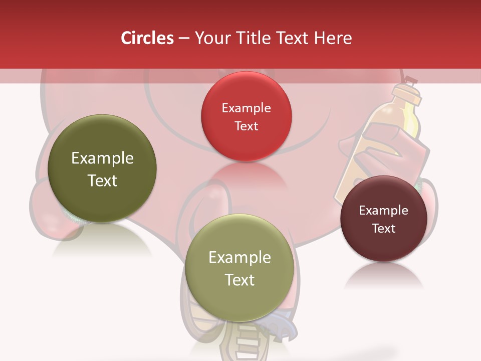 A Heart Running And Making Exercises PowerPoint Template