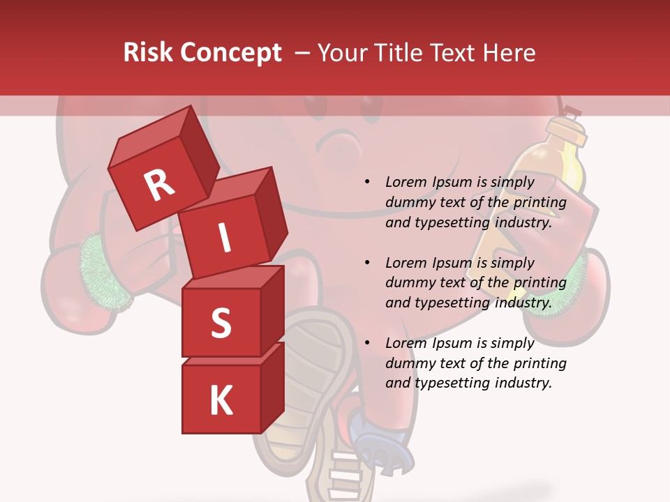 A Heart Running And Making Exercises PowerPoint Template