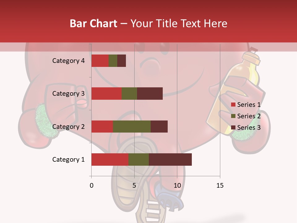 A Heart Running And Making Exercises PowerPoint Template