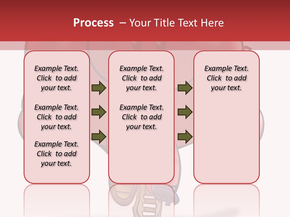 A Heart Running And Making Exercises PowerPoint Template
