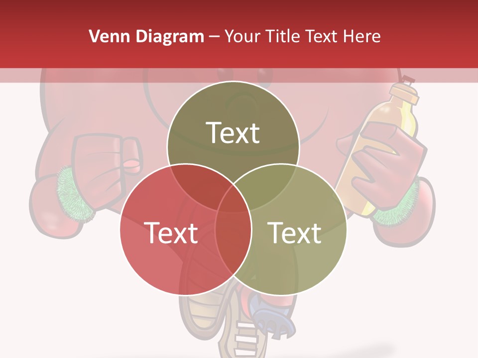 A Heart Running And Making Exercises PowerPoint Template
