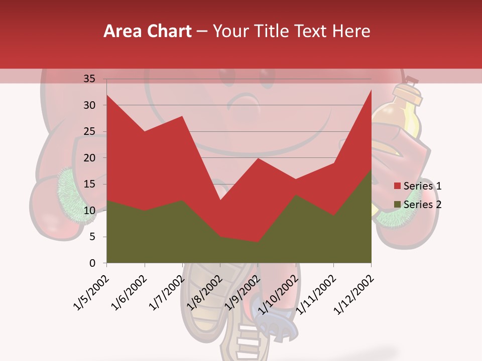 A Heart Running And Making Exercises PowerPoint Template