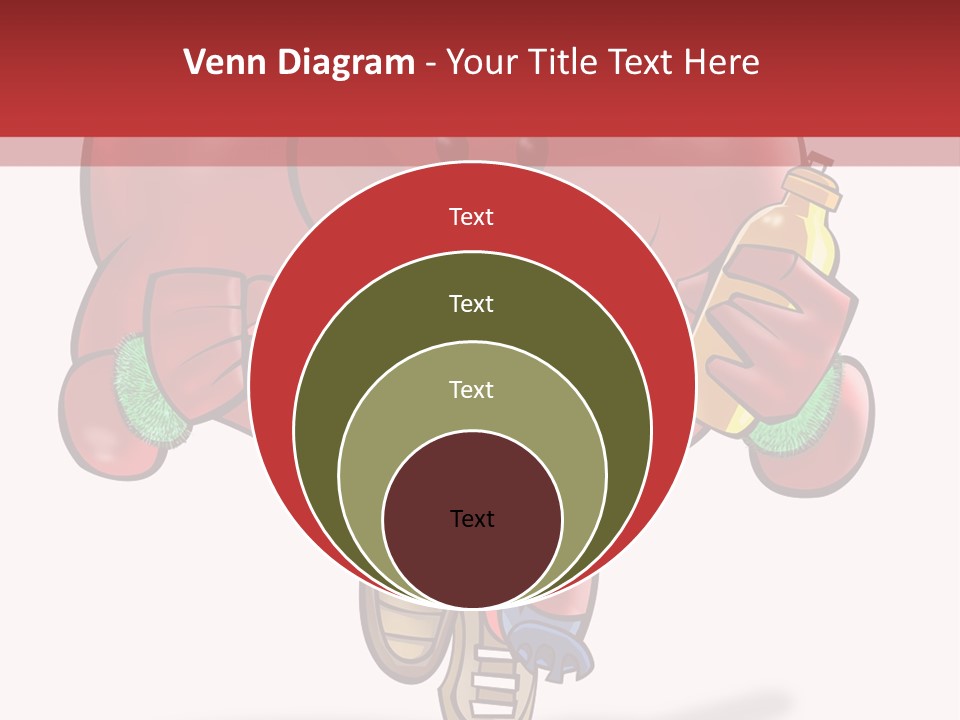 A Heart Running And Making Exercises PowerPoint Template