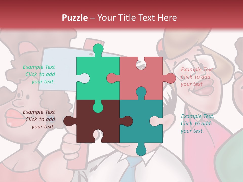 Some People Getting Together PowerPoint Template