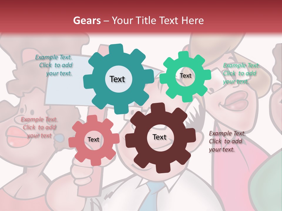 Some People Getting Together PowerPoint Template