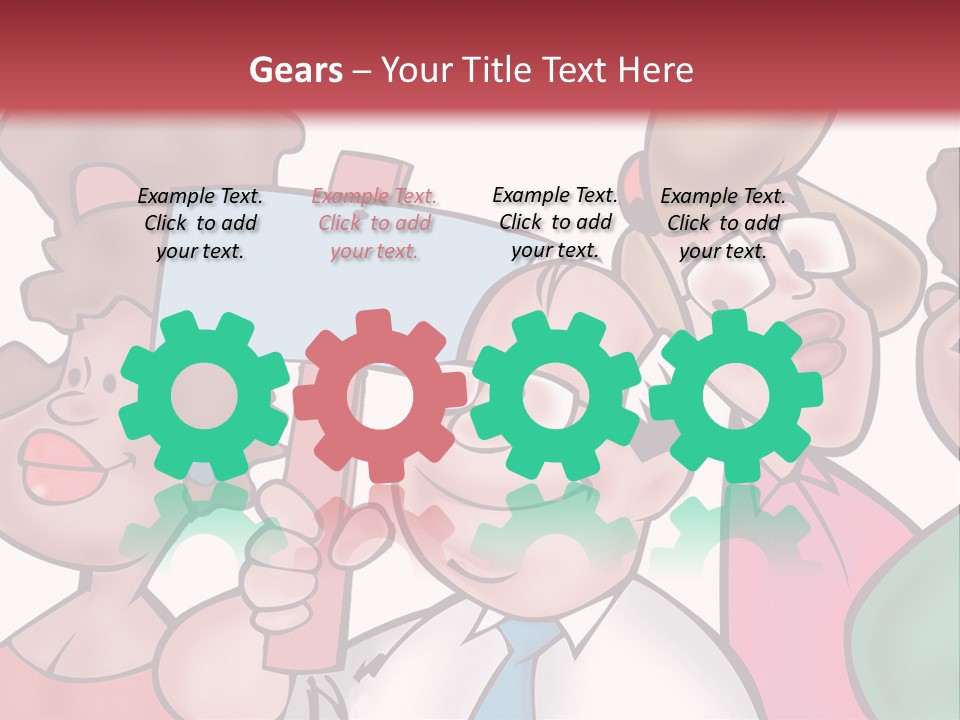 Some People Getting Together PowerPoint Template