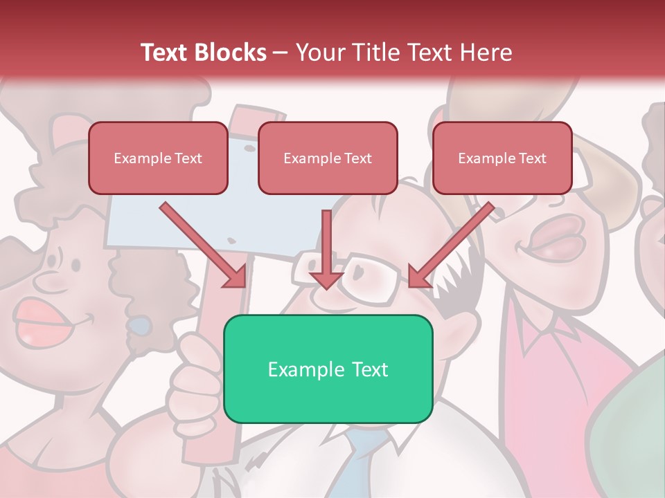 Some People Getting Together PowerPoint Template