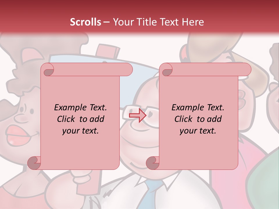 Some People Getting Together PowerPoint Template