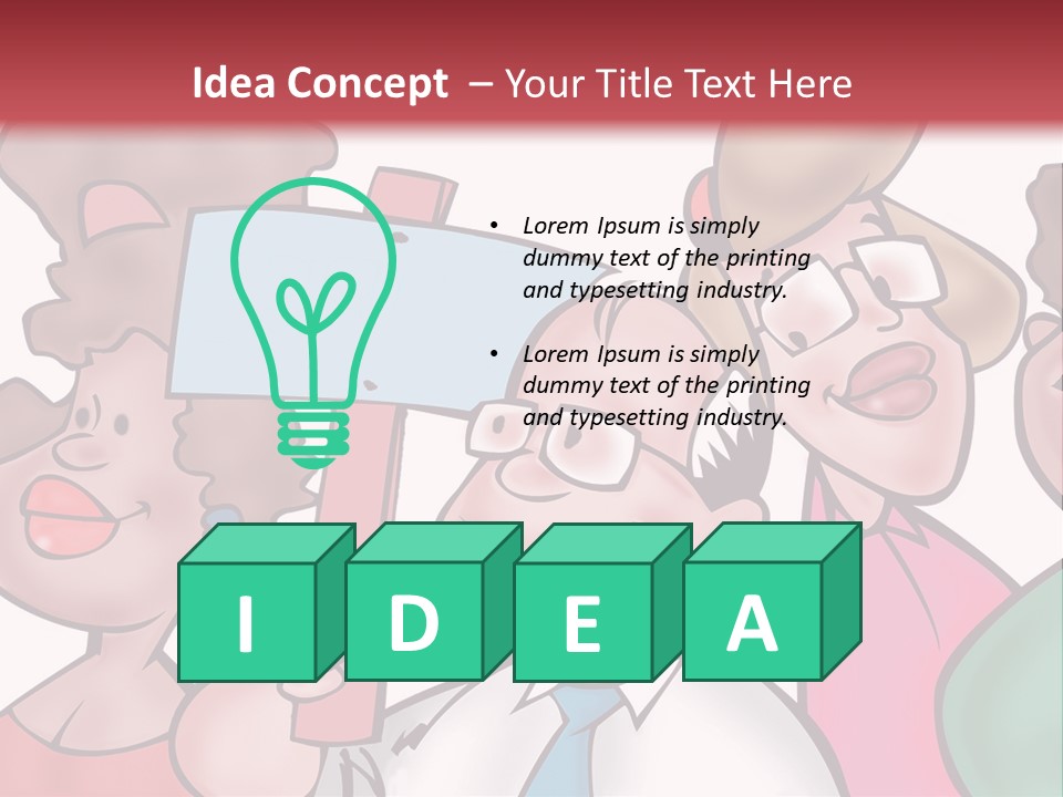 Some People Getting Together PowerPoint Template