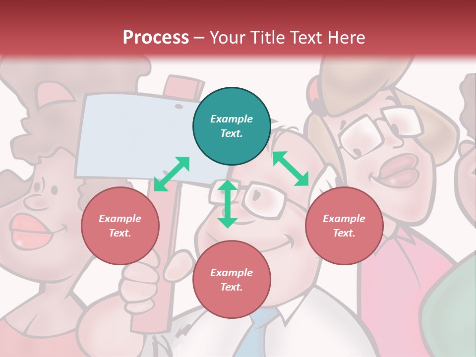 Some People Getting Together PowerPoint Template