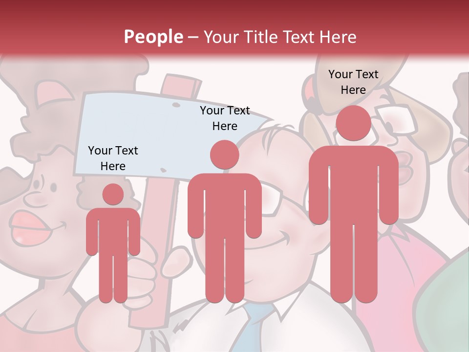 Some People Getting Together PowerPoint Template
